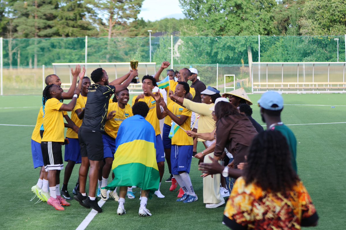DianeGashumba's tweet photo. This weekend in Sweden, East African diaspora communities took the lead in bringing sports diplomacy to life. 

Sweden continues to demonstrate how sport can be a powerful bridge for diplomacy, unity and community. With world-class football grounds, excellent facilities, strong organisation and a welcoming environment, Sweden provides an ideal space for dialogue, facilitation and meaningful people-to-people connections.

I had the pleasure of joining my colleague and sister HE @swahibahm , the Ambassador of The United Republic of Tanzania to Sweden at the Opening Ceremony of the Serengeti Bonanza 2026 in Stockholm, an inspirational annual initiative organised by the Tanzanian diaspora in Europe, bringing communities together through sport, culture and friendship.

I then ended the weekend in Gävle, joining the Rwandan community for the Football East Africa Unity Cup; another inspiring example of how East African communities can come together through sport, strengthen bonds within the diaspora and celebrate our shared identity.

From Stockholm to Gävle, the message was clear: sport is much more than competition. It is a language of friendship, a tool for diplomacy and a powerful force for unity.

Grateful to the Tanzanian and Rwandan communities for creating these platforms, all the EAC - Diaspora football clubs that participated , and to Sweden for providing such a welcoming environment where these connections can flourish.