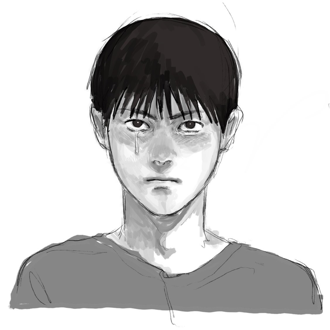 F8Lro's tweet photo. 3ヶ月前くらいに描いた金田 https://t.co/T5NkfbO7uC