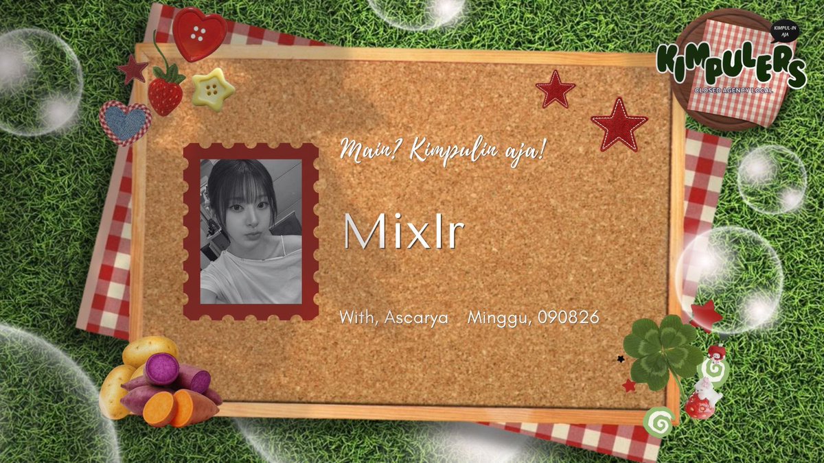 SEEUNpul's tweet photo. ⠀⠀
⠀⠀
𝐖𝐚𝐤𝐭𝐮𝐧𝐲𝐚 𝐬𝐞𝐬𝐢 𝐊𝐢𝐦𝐩𝐮𝐥 𝐝𝐢𝐦𝐮𝐥𝐚𝐢!

⠀⠀🎲 Mixlr
⠀⠀🗓️ 9 Agustus 2026
⠀⠀⏰ 19.30 WIB
⠀⠀🍠 oleh Ascarya

Jangan lupa repost pengumuman ini
buat ikutan main bareng.
⠀⠀
⠀⠀ https://t.co/BZQ3ud4XDp