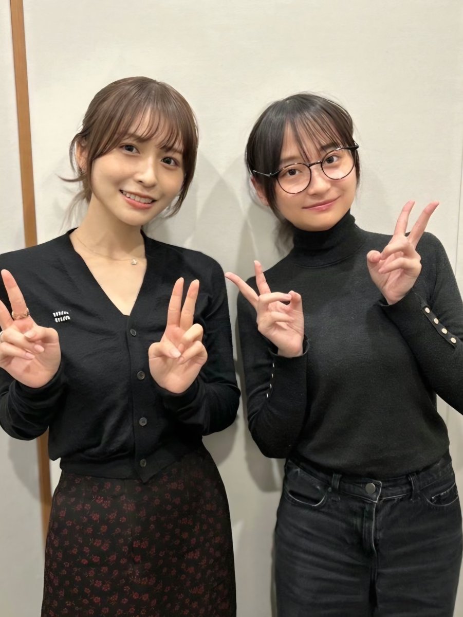 jyoshikokanri's tweet photo. 長濱ねると影山優佳、この2人って結構仲良いんだ……？ https://t.co/JF7aZ90wJu