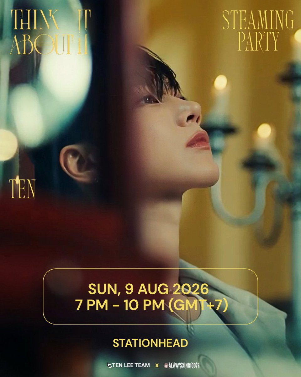 tenlee_team's tweet photo. COLLABORATION Starts NOW 🔥

@STATIONHEAD: 
@tenlee_team x @AlwaysXing1007 

#TENxYiXing

📅 9 Aug 2026

⏰ 7 - 10 PM (GMT+7)
 
🎧 https://t.co/fOxrUKmL5U

#TENxSTATIONHEAD
#เตนล์ #TENLEE #TEN #텐 #LayZhang #อี้ชิง #YiXing https://t.co/dxrOcTZ8Q9