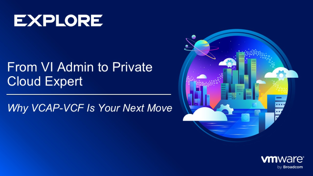 PCgeek2009's tweet photo. From VI Admin to Private Cloud Expert? Why VCAP-VCF Is Your Next Move #vExpert #VMwareExplore #VCF #VCAP #CloudArchitect #TechCareer #ITLeadership https://t.co/8br8TfAlZD https://t.co/fFE2mHCzoR