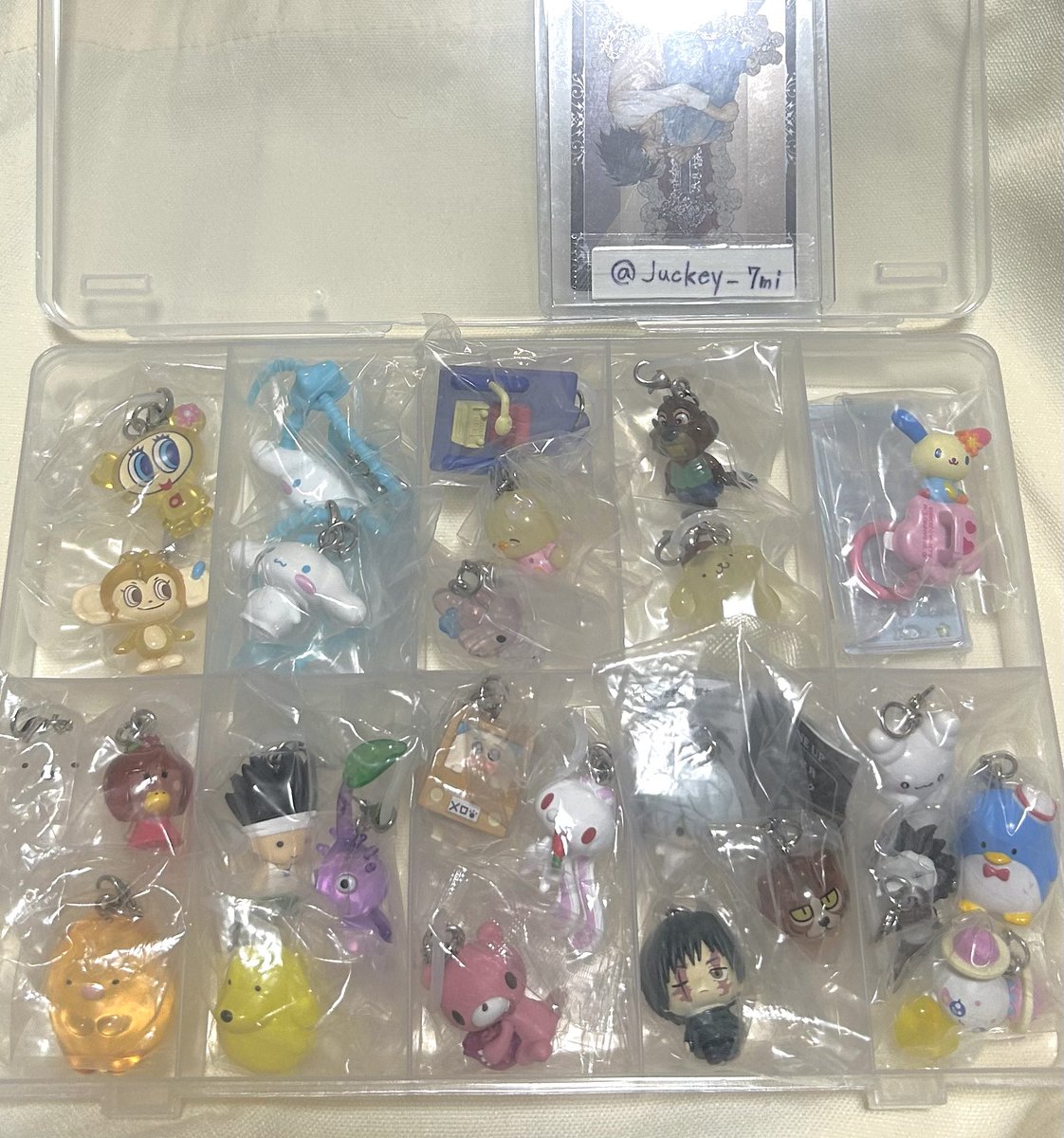 Juckey_7mi's tweet photo. めじるしアクセサリー　めじるし　交換　

譲→1枚目

求→キャラめじるし>未所持めじるし
なんでもご検討させていただきます◎

所持しているめじるしなどの写真をご提示ください！
郵送、まとめての交換優先☺︎ https://t.co/mEFPpnPrvy