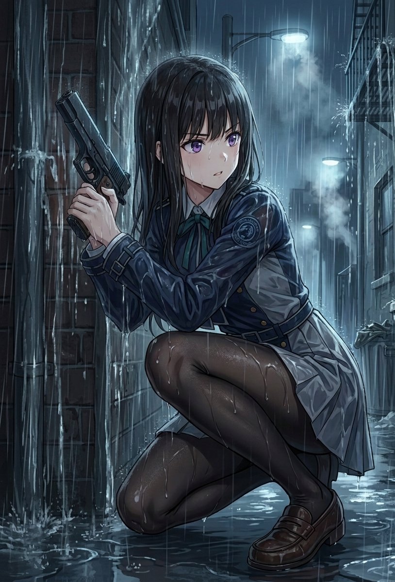 ACTV_EAGLE's tweet photo. 雷もなってこんな感じの雨。。。
たきなの銃の予約はいつからだろう。 https://t.co/eUyjL57olM