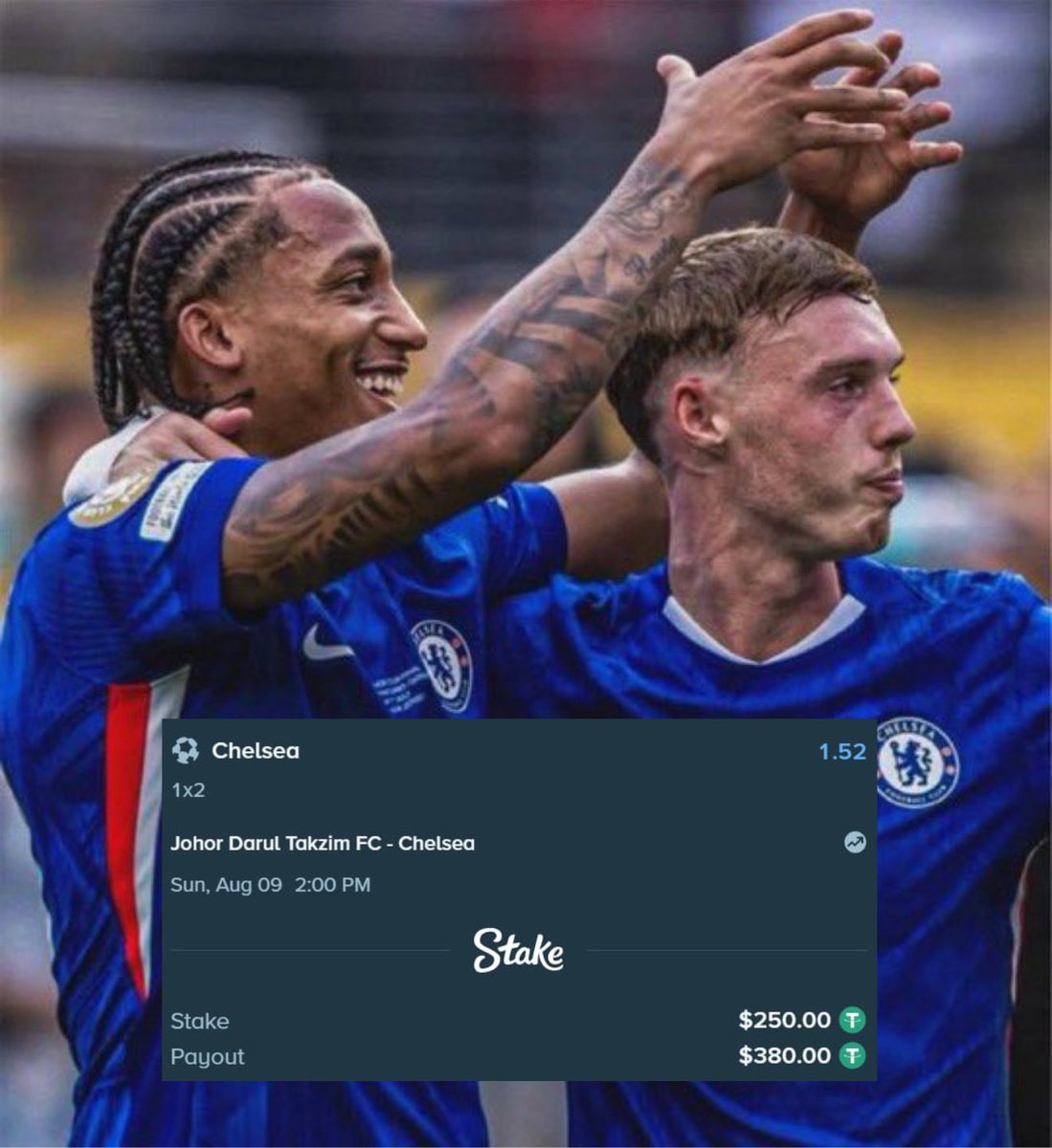 ConnCFC's tweet photo. CHELSEA CHELSEA CHELSEA https://t.co/IKAFyPIggx