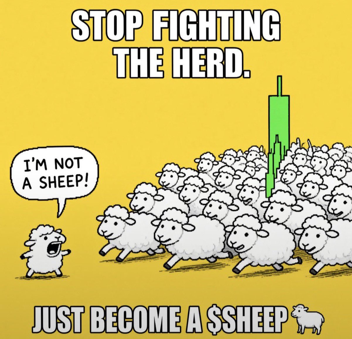 signedbyticket's tweet photo. Choose riches 
$Sheep https://t.co/Z6mbkdhHFX