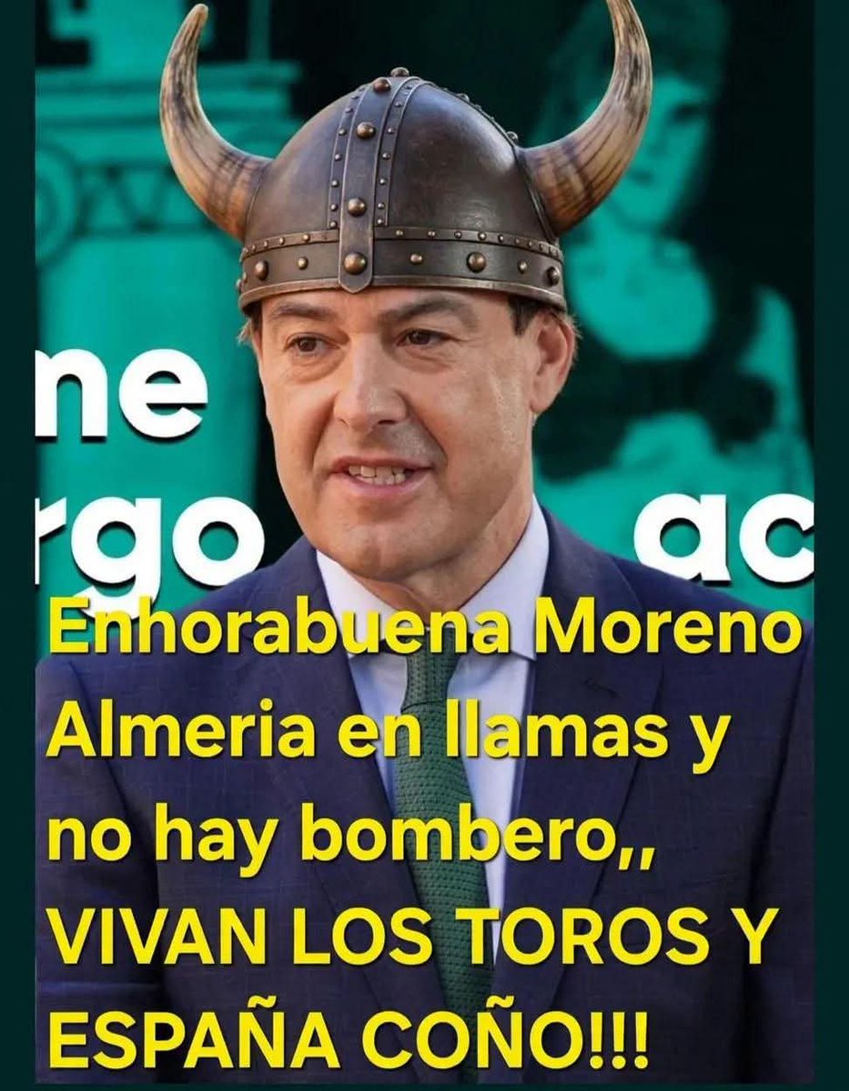MariaAnteq4's tweet photo. @ppandaluz Sí Juanma moreno bonilla asesino abriental hubiera limpiado los montes andaluces en primavera cuando estaban con una cámara de tele bonilla en la semana santa feria no pasaría esto eso es fruto de pacto de la vergüenza que es malo para Andalucía https://t.co/DbIvdsb7Ep