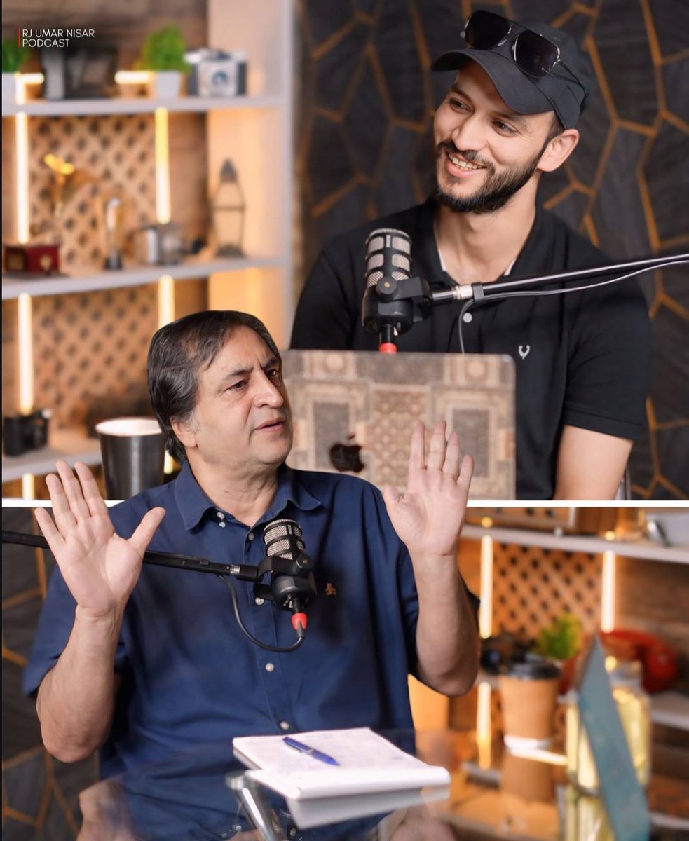 MirXinvincible1's tweet photo. An aura that commands attention presence that carries its own gravity and voice that resonates far beyond the moment!

A few glimpses of Mr @sajadlone sb from the much-awaited podcast with @rj_umarnisar sb

Unfiltered.Unrestrained.
Unmistakably Lone sahab.

Dropping shortly.🎙️ https://t.co/H2qTDaZtYr