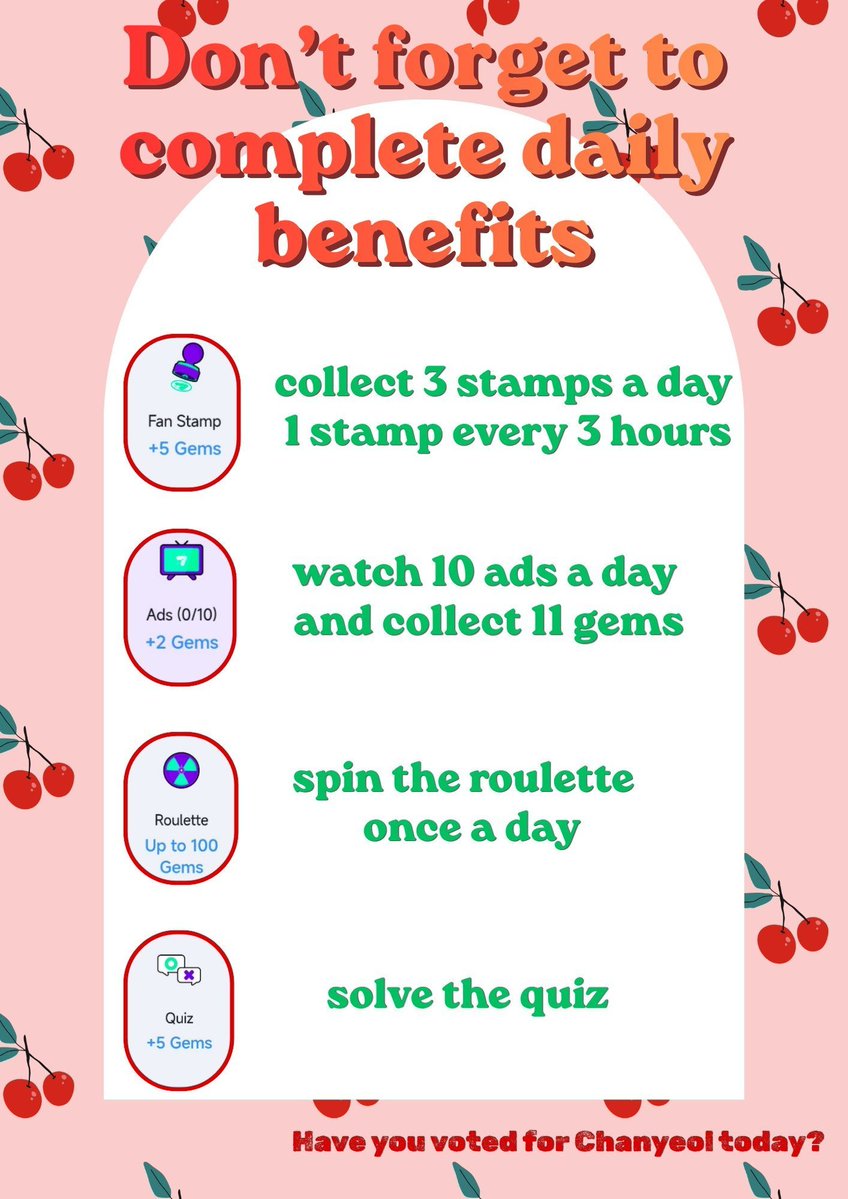 vote4pcy's tweet photo. 🚨 mass voting starts in one hour. don't forget to complete all daily benefits on all your accounts https://t.co/aEq10CRX0v