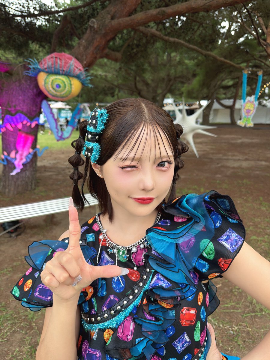 rino_ct1224's tweet photo. #LuckyFes ′26 ありがとうございました☘️

きゃんちゅー初のRAINBOW STAGEが人でいっぱいで感動で泣いた、一生忘れられない景色、、、ほんとうにスペシャル感謝です♡！！また会いましょう♪♪♪

#きゃんちゅー
#CANDYTUNE https://t.co/VdOkKMJvzg