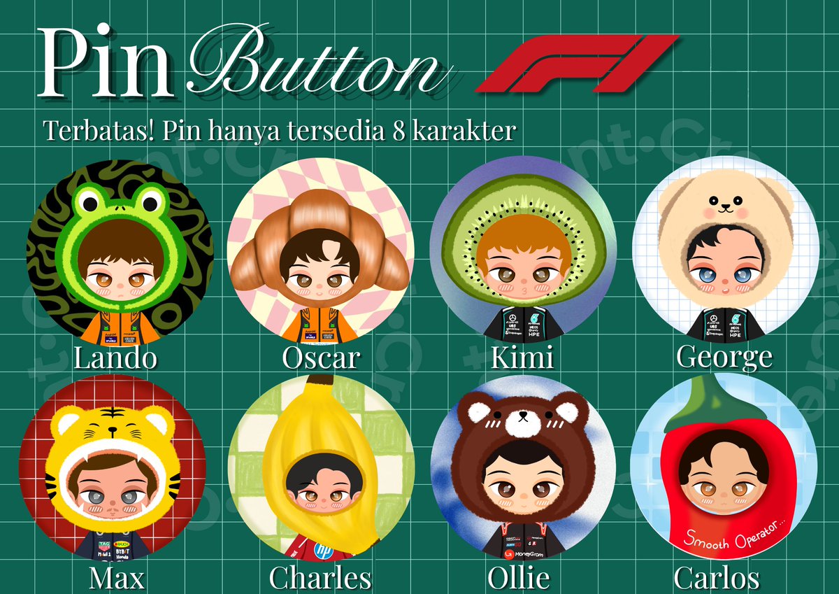 Cresent593586's tweet photo. [WTA] Tes 🌊

Guys,aku ada rencana open PO F1 merchandise nih ...
Pin, Keychain, Sticker Pack
8rb - 16rb aja!

Yang mau join komen yaa (PO+DRIVER KESAYANGAN KALIAN)
Nanti aku tag dan DM pas open PO

Bantu RT biar temen F1 lain tau ya🤍

#WTA #F1 #F1Merch #PO #F1Indonesia https://t.co/Te0GmvrTkU