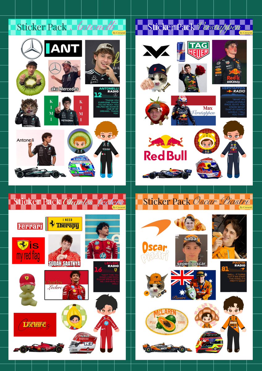 Cresent593586's tweet photo. [WTA] Tes 🌊

Guys,aku ada rencana open PO F1 merchandise nih ...
Pin, Keychain, Sticker Pack
8rb - 16rb aja!

Yang mau join komen yaa (PO+DRIVER KESAYANGAN KALIAN)
Nanti aku tag dan DM pas open PO

Bantu RT biar temen F1 lain tau ya🤍

#WTA #F1 #F1Merch #PO #F1Indonesia https://t.co/Te0GmvrTkU