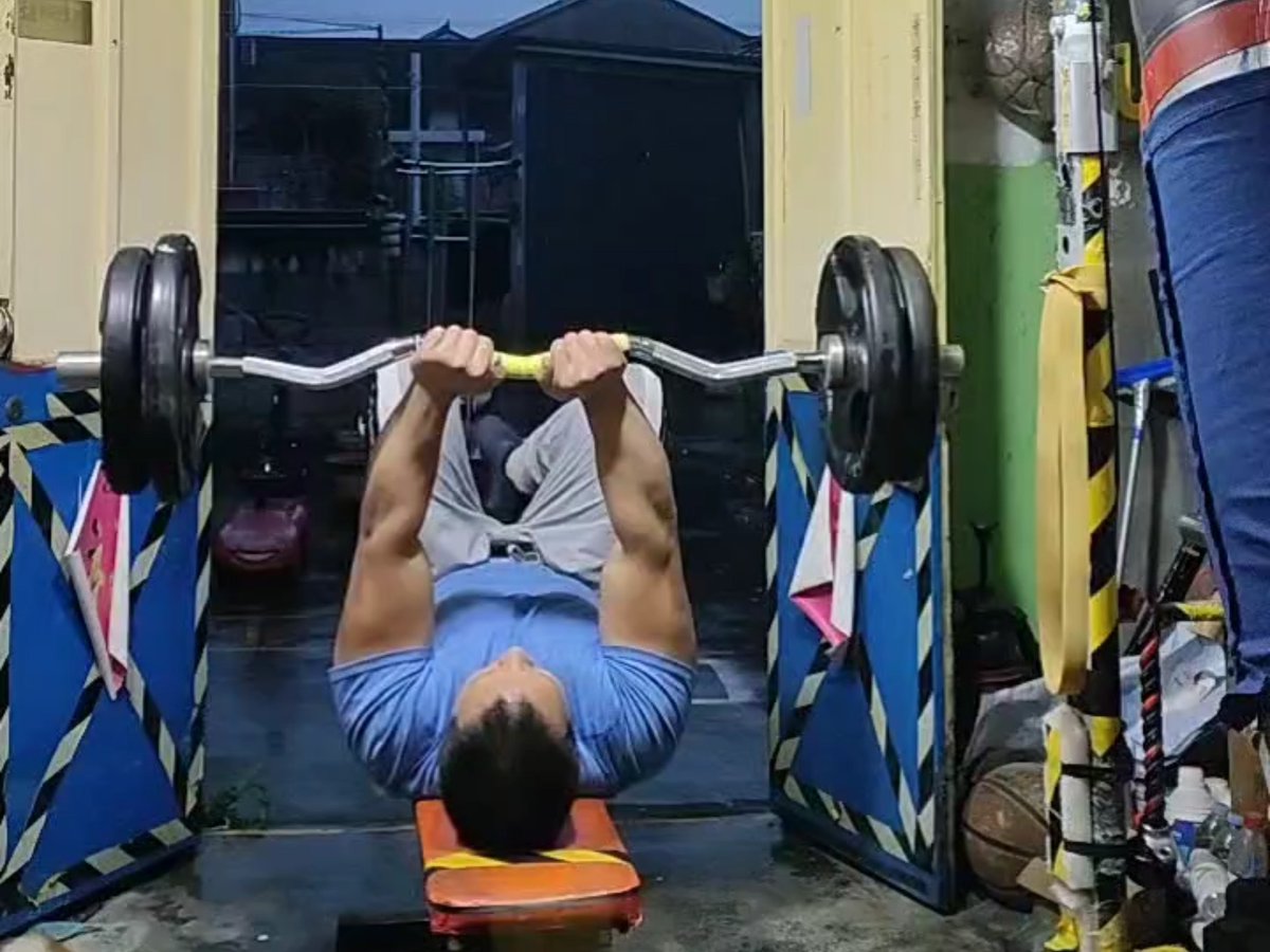 frabenben's tweet photo. Crushed my personal best at today’s workout—pain is just your mind tricking you. Next level unlocked! https://t.co/zftntZtfMy