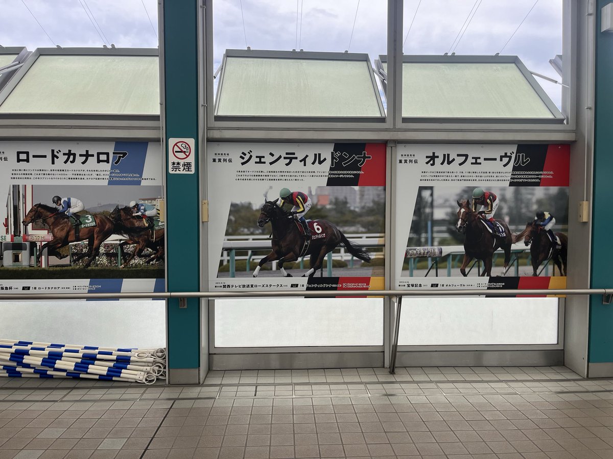 a_ikeusa's tweet photo. 今日はながもとさん(@nagamoto48 )と
プチオフしました！

場所はなんと阪神競馬場🏇笑
この時期だから競馬やってなかった🥺

大昔に少しだけ携わった
懐かしの名前がいっぱいあって
親の方がテンション上がりました☺️ https://t.co/oVJ0XttCrZ