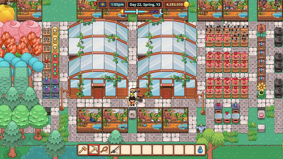 Diane9902371579's tweet photo. Spent the afternoon grinding daily quests in my cozy farming game  Got enough gold to upgrade my greenhouse—time to plant those rare cherry tomatoes! https://t.co/h2Q3flIcX4