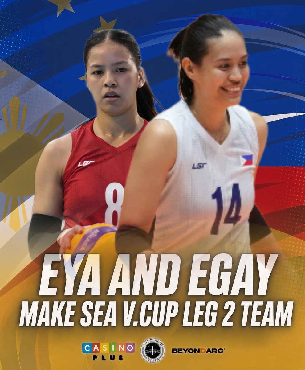 tiebreakertimes's tweet photo. Eya Laure and Alyssa Solomon earned spots in the 2026 #SEAVCup Dream Team after leading Alas Women to a historic silver medal
#ReadMore 👉 https://t.co/dzyqhq3PAf
#Sambansa https://t.co/Ok6YlVoWei