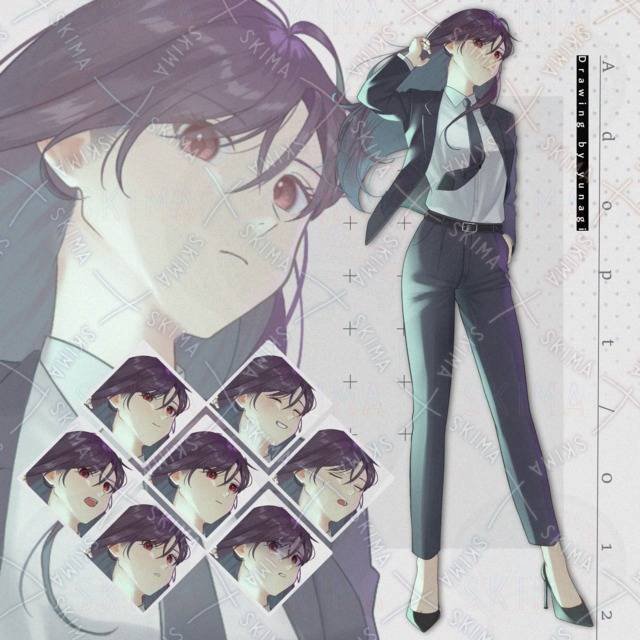 yunagio's tweet photo. スーツの女性の立ち絵です。
TRPG、ゲーム、動画等で自由にお使い下さい。
表情差分は8種類用意しております。

スーツ 女性 (¥11,000) | SKIMA（スキマ）
#SKIMA #opt販売
 https://t.co/wBEWOgwmy8 https://t.co/i6rwZV4xNE