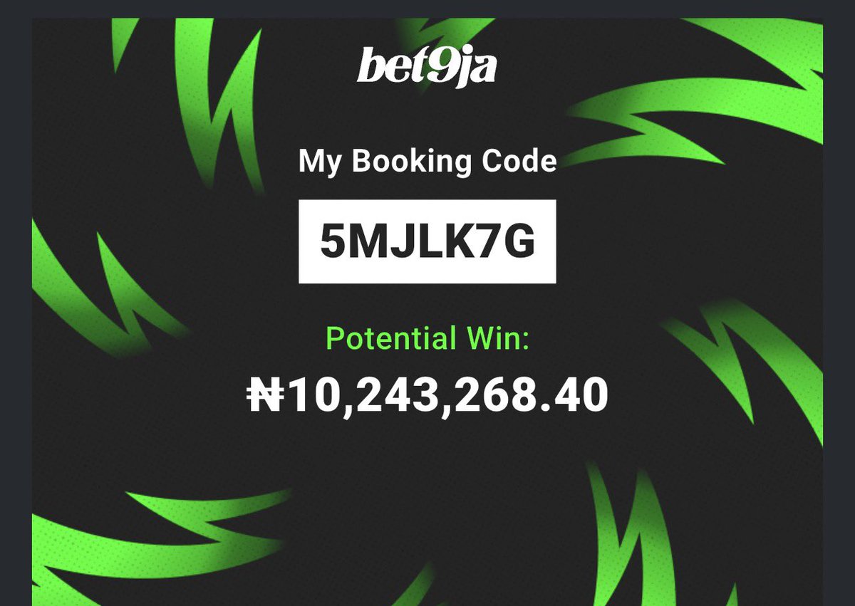 TalentedFBG's tweet photo. Soccer ⚽️ on bet9ja 

sharp odds  🔥 

Stake and boom 💥 

This will boom 💥 

Code : 5MJLK7G

Stake and win 10 million

#Bet9jacode https://t.co/sfgaWZcplv