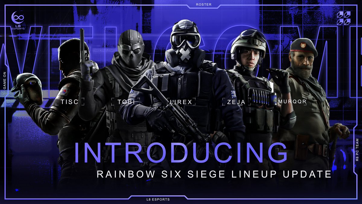 L8_eSports_'s tweet photo. π¨ R6 ROSTER UPDATE π¨
Wir heiΓen unsere neuen Spieler herzlich im Team willkommen! ππ₯
Mit frischem Lineup und voller Motivation gehtβs in die kommenden Ligen.
Auf eine erfolgreiche gemeinsame Zeit! π
#R6 #RainbowSixSiege #R6Siege #RosterUpdate #Esports #Gaming https://t.co/CAP9CmtF66