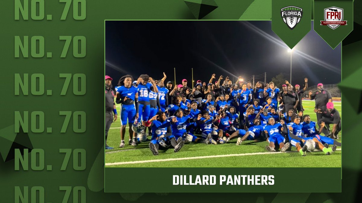 FlaHSFootball's tweet photo. Dillard brings back a game-changing receiver, but the Panthers have major production to replace. 👀

Anthony Jennings III, Alexandar Pinder Jr., Tory Thornton and Mychael Graham lead a group facing a demanding schedule and a crucial district race. 🏈

COUNTDOWN TO KICKOFF: No. 70 Dillard Panthers

🔗 https://t.co/tqPpUEtGCO

#flhsfb #DillardPanthers #FortLauderdale @Dillard_DHS @speedyyeraa @Youngshinner_aj @ToryThornton20 @MychaelGraham1 @Quentin44491464 @sacari_jordan @graham_har35256 @FHS7v7A @FHS7v7ACollLink @HSFBamerica @MikeReno65 @chrislyke @NFHSFBBLITZ @Dwight_XOS @PatB5153 @PrepRedzoneFL @RealNews102 @LawrenceBl83397 @CenFLAPreps @HSSportsFL @offsidepreps @H2_Recruiting @football305407 @bighitslive @MISTER_F00TBALL @Prep_Gridiron @Top25PublicHSFB @Andy_Villamarzo @Benjamin_Report @najitobias @FernandezAndreC @EraPrep