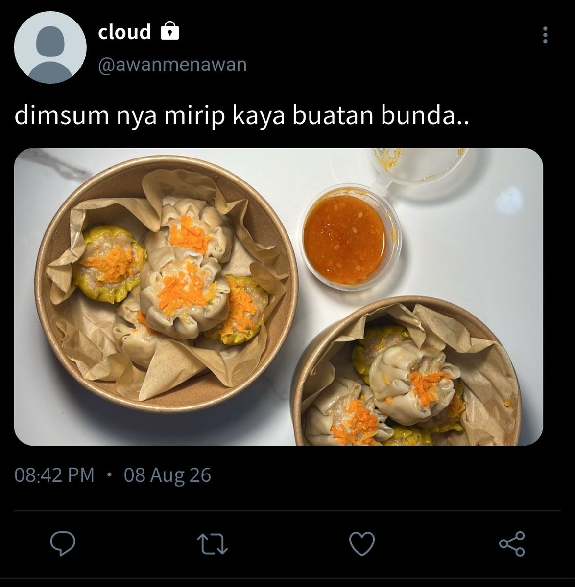 luicakee's tweet photo. 127. mahen buat dimsum pake cingta, kaya bunda.. https://t.co/lFSe7Jm32d