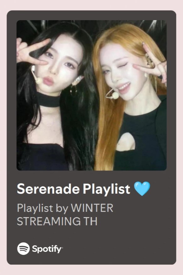 WINTER_THAILAND's tweet photo. น้องหนาวปล่อยเพลงใหม่ ‘Serenade’ ซึ่งร้องด้วยกันกับพี่น่า มายสามารถสตรีมเองใน Spotify หรือร่วมเด้งกับ DJ Khun Yay ของพิใน Stationhead ได้เยยนะ 👶⭐💙💃🍼

🎧 Serenade Playlist 🩵 : https://t.co/WIgBATMJp1

📻 Stationhead 24/7 : https://t.co/rULI441xgJ

#KARINAxWINTER_Serenade
#สตรีมให้น้องหนาว #StreamForWINTER
