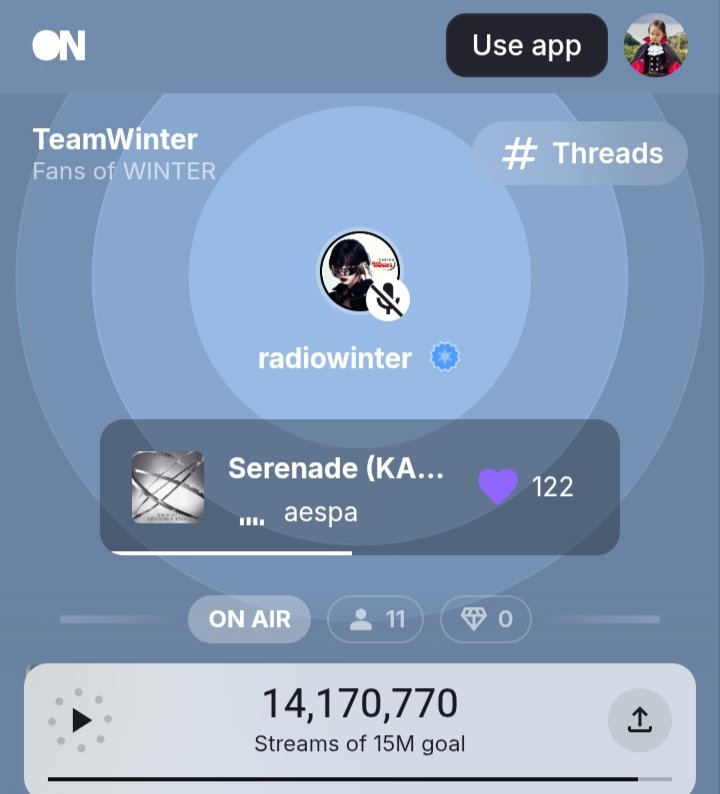 WINTER_THAILAND's tweet photo. น้องหนาวปล่อยเพลงใหม่ ‘Serenade’ ซึ่งร้องด้วยกันกับพี่น่า มายสามารถสตรีมเองใน Spotify หรือร่วมเด้งกับ DJ Khun Yay ของพิใน Stationhead ได้เยยนะ 👶⭐💙💃🍼

🎧 Serenade Playlist 🩵 : https://t.co/WIgBATMJp1

📻 Stationhead 24/7 : https://t.co/rULI441xgJ

#KARINAxWINTER_Serenade
#สตรีมให้น้องหนาว #StreamForWINTER