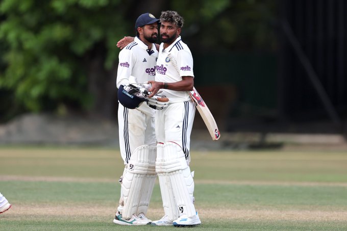 A successful chase in Colombo for India against SLC XI 👏👏