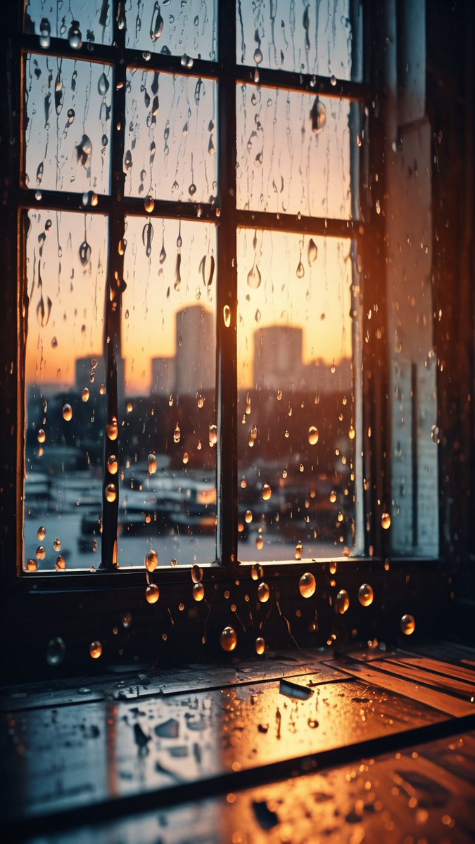 AlexiaJoshndbu's tweet photo. Just sat by the window watching raindrops blur the city lights, feeling so calm and all my messy thoughts just melted away. https://t.co/lNwzsp9DGi