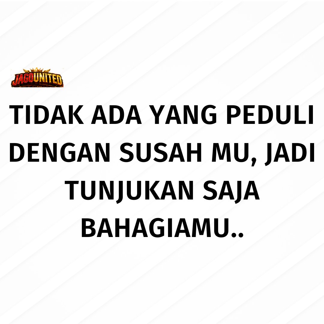 jagounited_ofc's tweet photo. yahh begitulah
#jagounited #bahankata https://t.co/qBQFKBlEVA