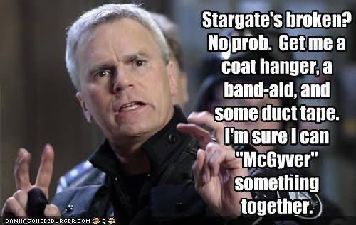 m_rosenbloom28's tweet photo. Im sure we can “MacGyver” something to #SaveStargate! https://t.co/U2XMKqLZ5c