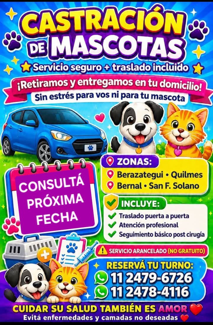 protegealanimal's tweet photo. BERAZATEGUI Y QUILMES 
#BERAZATEGUI #QUILMES #VILLALAFLORIDA #LAFLORIDA #BARRIOLYNCH #LAPAZ #EZPELETA #SANFCOSOLANO #SOLANO #BERNAL #DONBOSCO #VILLAITATÍ #BARRIOKM13 #RIBERAQUILMES #ZONASUR #GRANBSAS #BSAS #CONURBANO https://t.co/9ne5Qnv2Gm