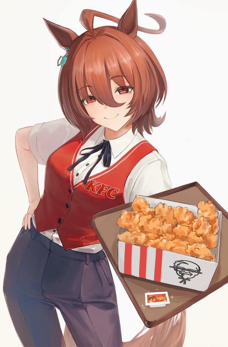 o_ko_ge2024's tweet photo. KFC衣装🧪多くのRPと♡ありがとうございました！
ソース追加版もどうぞ https://t.co/w7tbTIvsoD