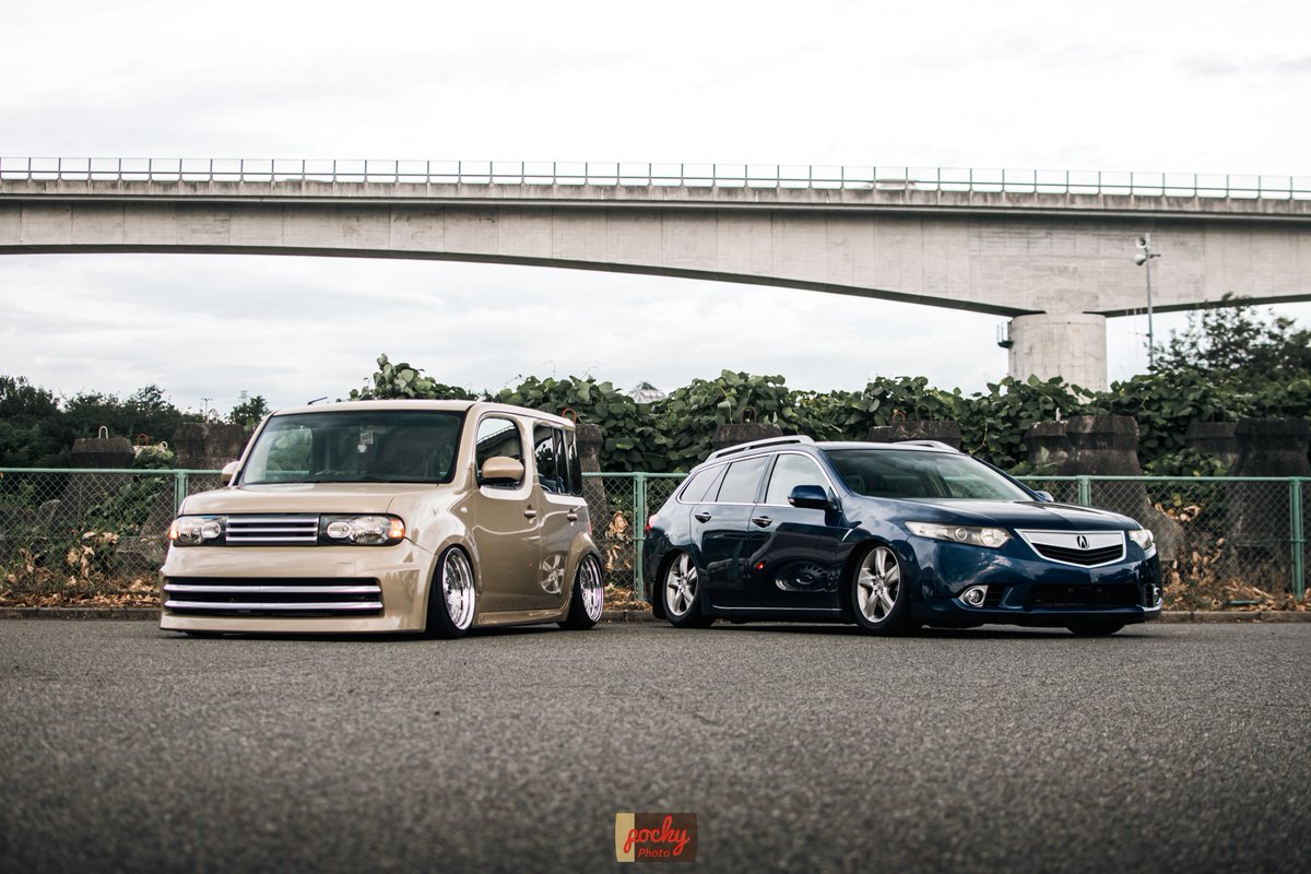 yamako_pocky's tweet photo. 次の足車‼️
ずーっと乗りたいって言ってたアコードツアラー🫶
普段乗りなので程々な感じでゆっくり少しづつキューブみたいな役回りになれる車作れたらなって思います🥹
車高高すぎて速攻車高調とアームつけてしまった😇
ツアラー乗りの皆様よろしくお願いします！色々教えてください！！ https://t.co/KdybfgYJTA