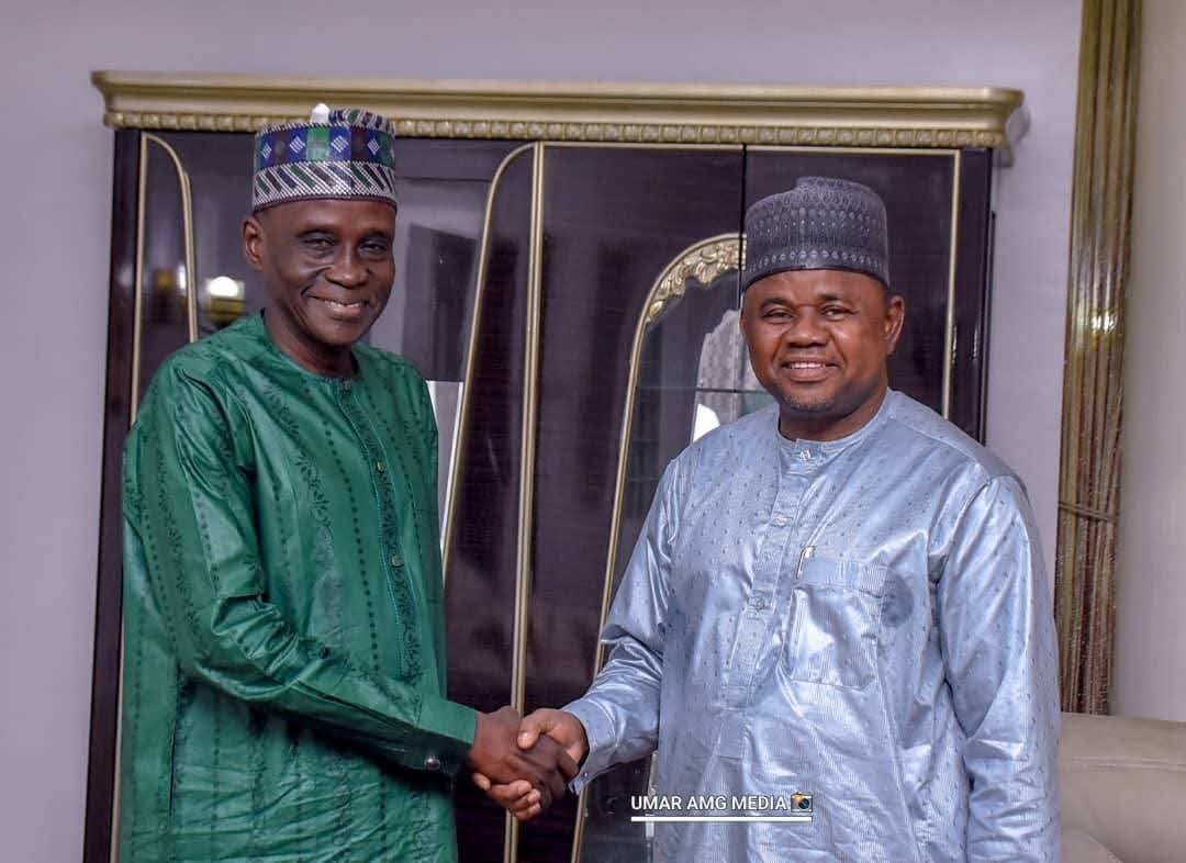 BMB1_Official's tweet photo. A FORMIDABLE TEAM FOR A GREATER BORNO

The incoming Governor of Borno State, Engr. Mustapha Gubio, FNSE, in a strategic engagement alongside the Chief Whip of the 10th Senate, Distinguished Sen MT Monguno, Esq., and the capable Chief of Staff to the Senator, Hon. Ayatullahi Tijjani.

This is more than a gathering of political leaders; it is a convergence of vision, experience and political strength, united by a shared commitment to building a more peaceful, prosperous, united and progressive Borno State.

With a shared vision and collective determination, the focus remains firmly on the future and on delivering meaningful progress for the people of Borno.

The mandate is clear.
The movement is growing.
The people are ready.

#AMG2027 | #ANewEraForBorno