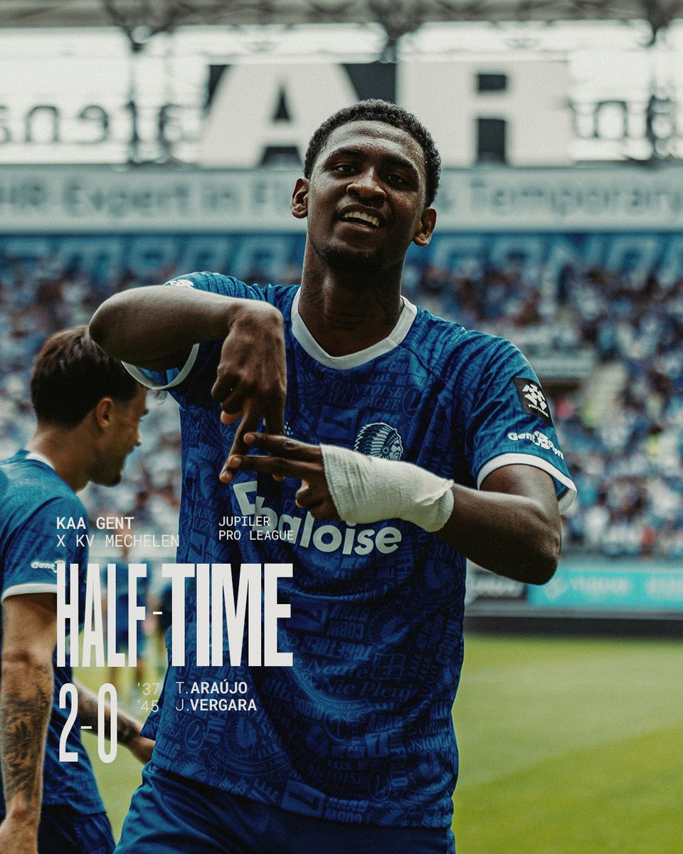KAAGent's tweet photo. HT 2-0 | #GNTKVM #JPL https://t.co/o1PyArap8r