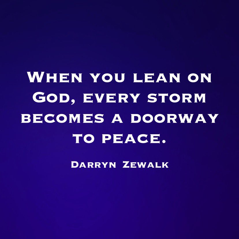 darrynzewalk's tweet photo. Good Sunday Encouragers, remember to always lean on God. https://t.co/qGMiTrCmyf