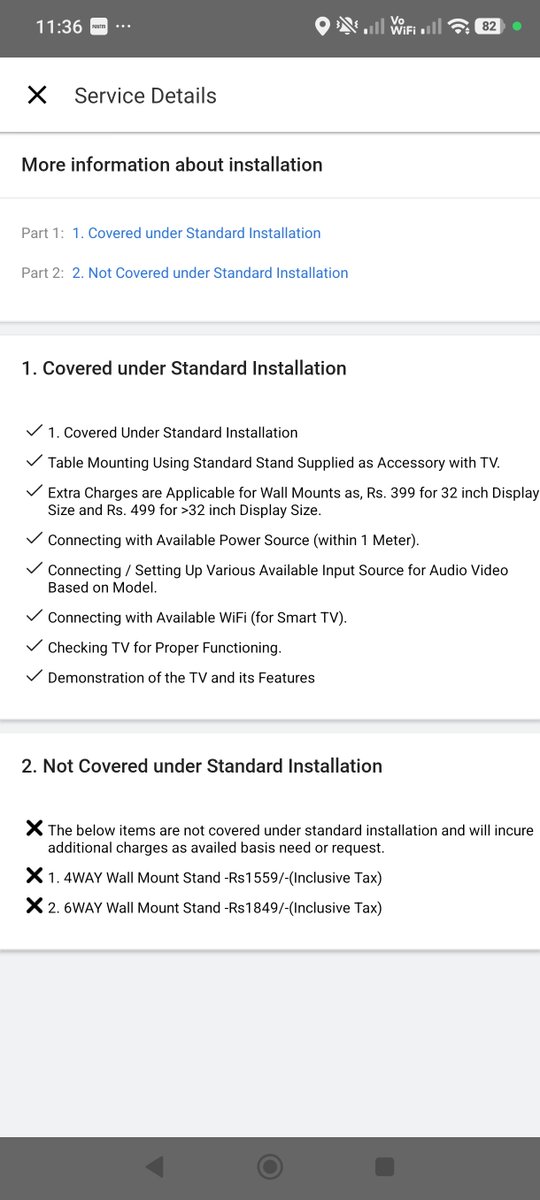 augustmclaren's tweet photo. The technician is quoting an incorrect inflated price for TV bracket jeeves flipkart is fraud and scamming people for money.  @_Kalyan_K
@@flipkartsupport 
@BadriHemant 
For 499/- stand he quoted it'll be 1500/- 
This is fraud and scam. I have his given pricing on phone record https://t.co/Fs0fD5mjvv