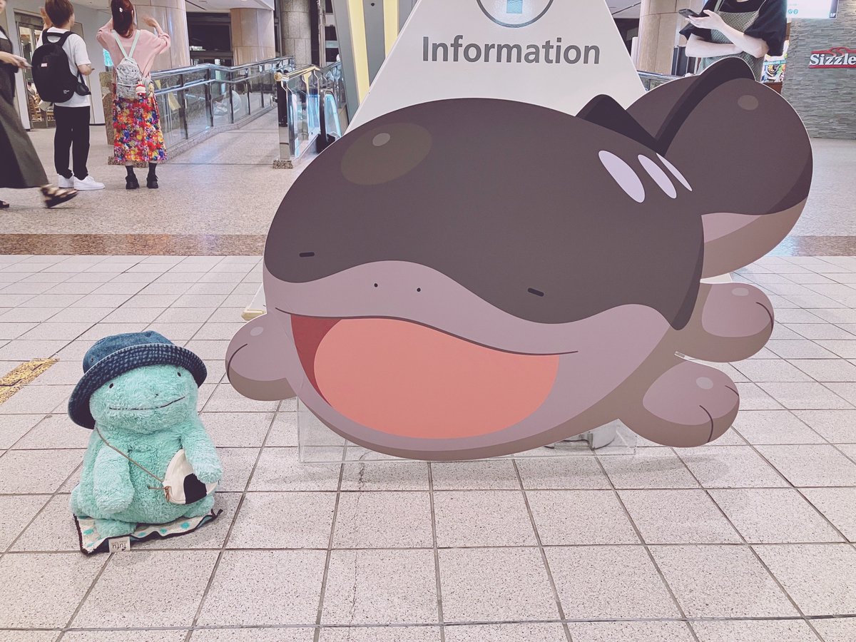 2856__p's tweet photo. カビゴンに会ってきました
ドオーちゃんもいた！ https://t.co/XuVc9V2fRu