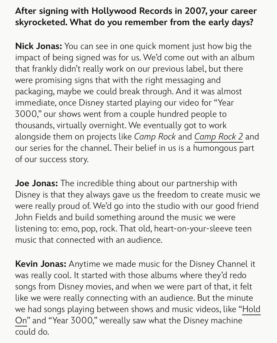 Jonas_DailyNews's tweet photo. Disney Legends In Conversation: Jonas Brothers https://t.co/RTa1GeCdia https://t.co/ZZx0Z66vME