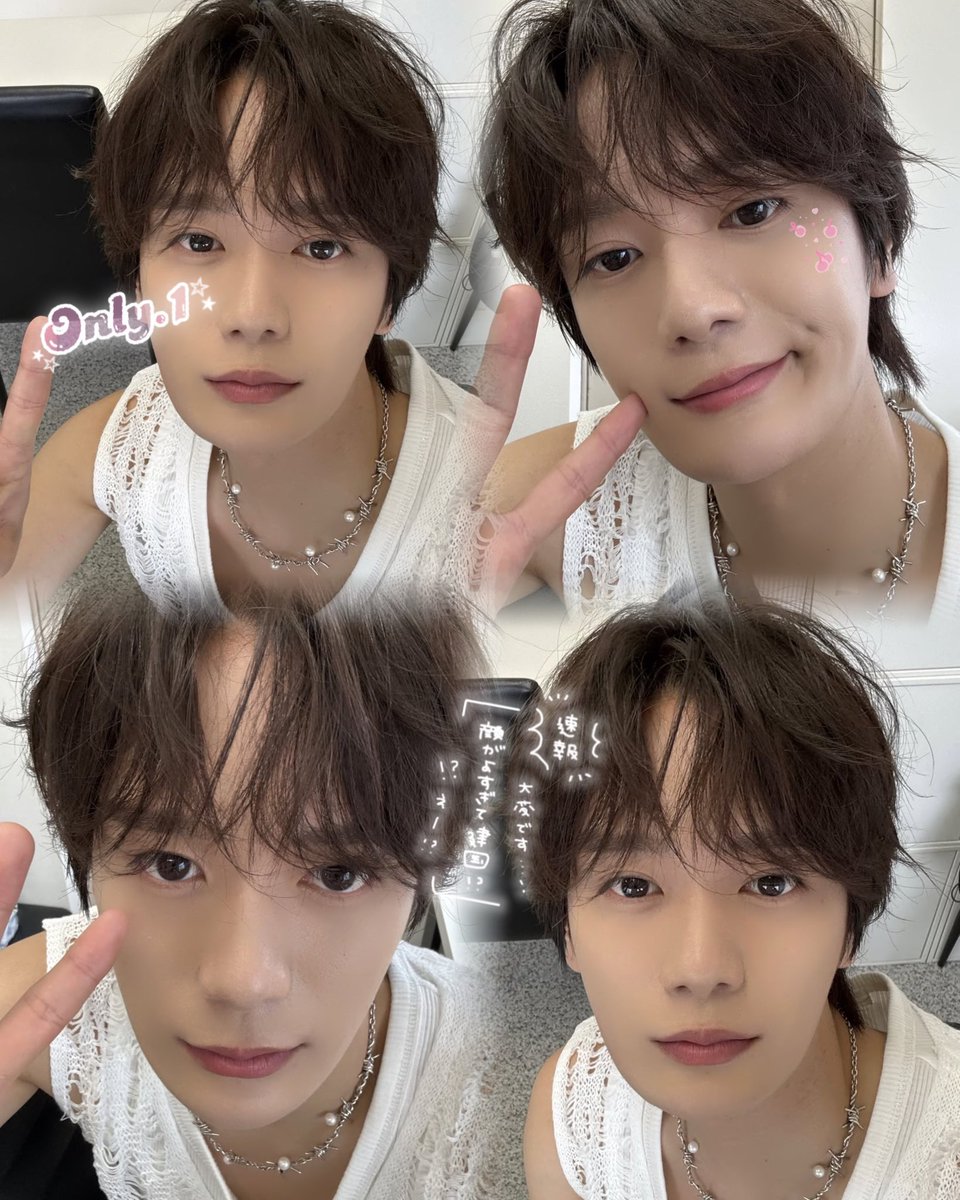 kaitokubechuu's tweet photo. おめめきゅるきゅるにふわふわヘアセットでわんちゃんみたいで最強かわいい➰🐶⭐️海登くんってほんと天才すぎる🏅✨️✨️1番かわいいのはなにかというと4枚中3枚はポーズが✌🏻ってこと𛰙᭜𖫴𖫰𖫱𖫳𖫲𖫲𖫳𖫴𖫰𖫱꛰ ᭜𖫴𖫰𖫱𖫳𖫲𖫲𖫳𖫴𖫰𖫱꛰ಣ♡ 愛おしすぎる🫂♥️ #堀海登 https://t.co/nMI2Cg2J3c