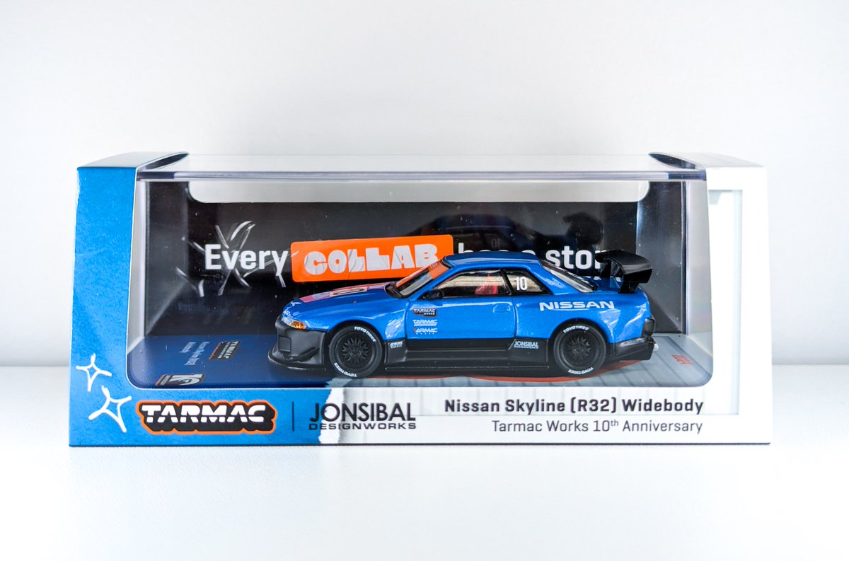 57Rik3's tweet photo. Day #221
Tarmac Works 
Nissan Skyline R32 Widebody 💙💙
#diecast #nissan #tarmacworks #R32 #GTR #JonSibal https://t.co/uIBnJNQMod