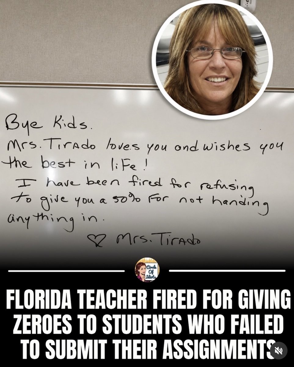 Victoria59L's tweet photo. And this boys and girls is why kids are the way they are today.  

Life has expectations, 
life has consequences, 
and life has success when you step up and actually do the job unlike these kids who were lazy and will now think it’s OK to be mediocre at best. https://t.co/w4ZInyYmYS