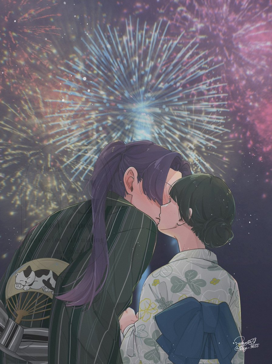 Ray_3655's tweet photo. 壬猫🌙🐈 花火
 #薬屋FA https://t.co/NSn5D1Ycbe