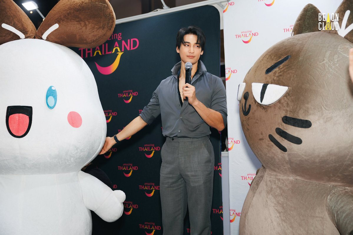beoncloud_th's tweet photo. ภาพบรรยากาศ อาโป ร่วมกิจกรรมที่บูธการท่องเที่ยวแห่งประเทศไทย 📸✨

#AmazingThailandxBeOnCloud https://t.co/WoSfSAXkpx