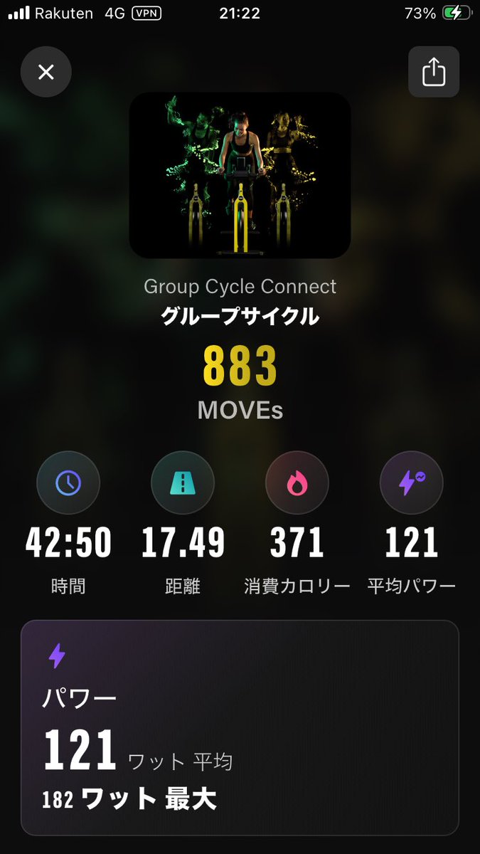 donj_2's tweet photo. スピンバイク3セット1373 kcal 。3セット目は、バ��バテでした。 https://t.co/CYXlMaEyGF
