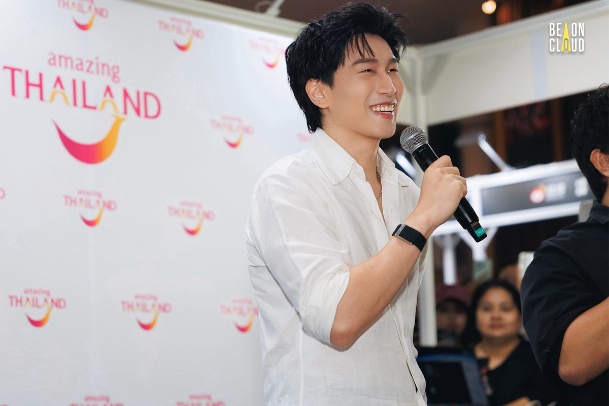 beoncloud_th's tweet photo. ภาพบรรยากาศ ไบเบิ้ล ร่วมกิจกรรมที่บูธการท่องเที่ยวแห่งประเทศไทย 📸✨

#AmazingThailandxBeOnCloud https://t.co/Jx7EAIqJVC