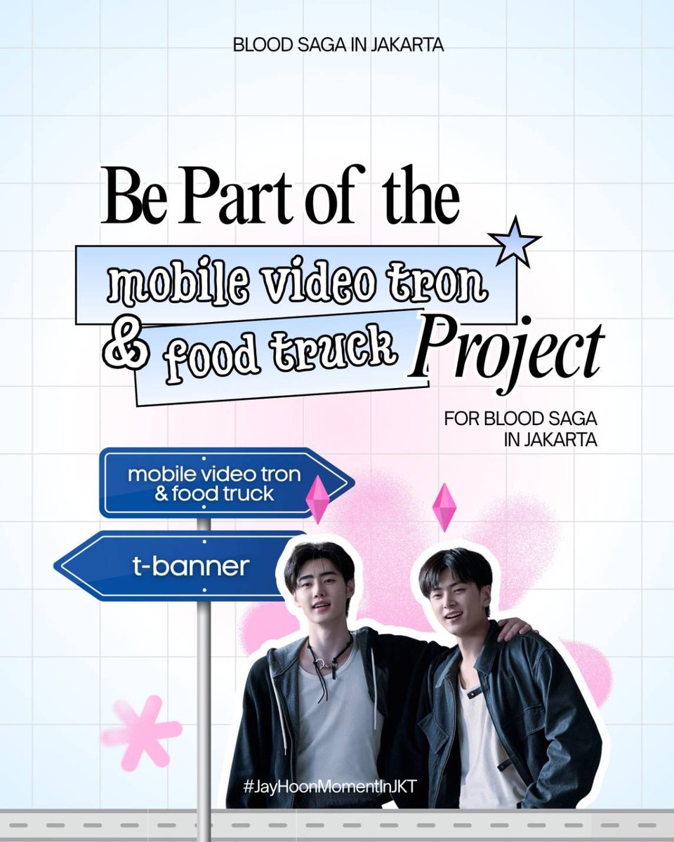 jayhoonproject's tweet photo. 𝗝𝗔𝗬𝗛𝗢𝗢𝗡 𝗣𝗥𝗢𝗝𝗘𝗖𝗧 𝗕𝗟𝗢𝗢𝗗 𝗦𝗔𝗚𝗔 𝗜𝗡 𝗝𝗔𝗞𝗔𝗥𝗧𝗔

📢 𝗦𝗣𝗢𝗡𝗦𝗢𝗥𝗦𝗛𝗜𝗣 𝗜𝗦 𝗡𝗢𝗪 𝗢𝗣𝗘𝗡!

𝒕𝒉𝒆 𝒘𝒂𝒊𝒕 𝒊𝒔 𝒐𝒗𝒆𝒓 •••

From the streets where our message begins, to bright screens lighting up the city, and to moments that warm your hearts, our love continues to find new ways to shine. ✨

__

Kami membuka kesempatan menjadi sponsorship bagi Jayhoonist/Hoonjayist yang berminat untuk bergabung dalam project yang telah kami siapkan. Silakan 𝗿𝗲𝗽𝗹𝘆 𝘁𝘄𝗲𝗲𝘁 𝗶𝗻𝗶 ya! Kami akan invite ke GDM untuk memberikan proposal dan info detail lainnya!

Beberapa slot saat ini sudah terisi, dan kesempatan untuk bergabung menjadi 𝗩𝗘𝗥𝗬 𝗟𝗜𝗠𝗜𝗧𝗘𝗗!

Don't miss the chance to be part of these projects!

🖤🤍

#BLOODSAGA_IN_JAKARTA
#흑백즈 #JAY #SUNGHOON 
#JayHoonMomentInJKT