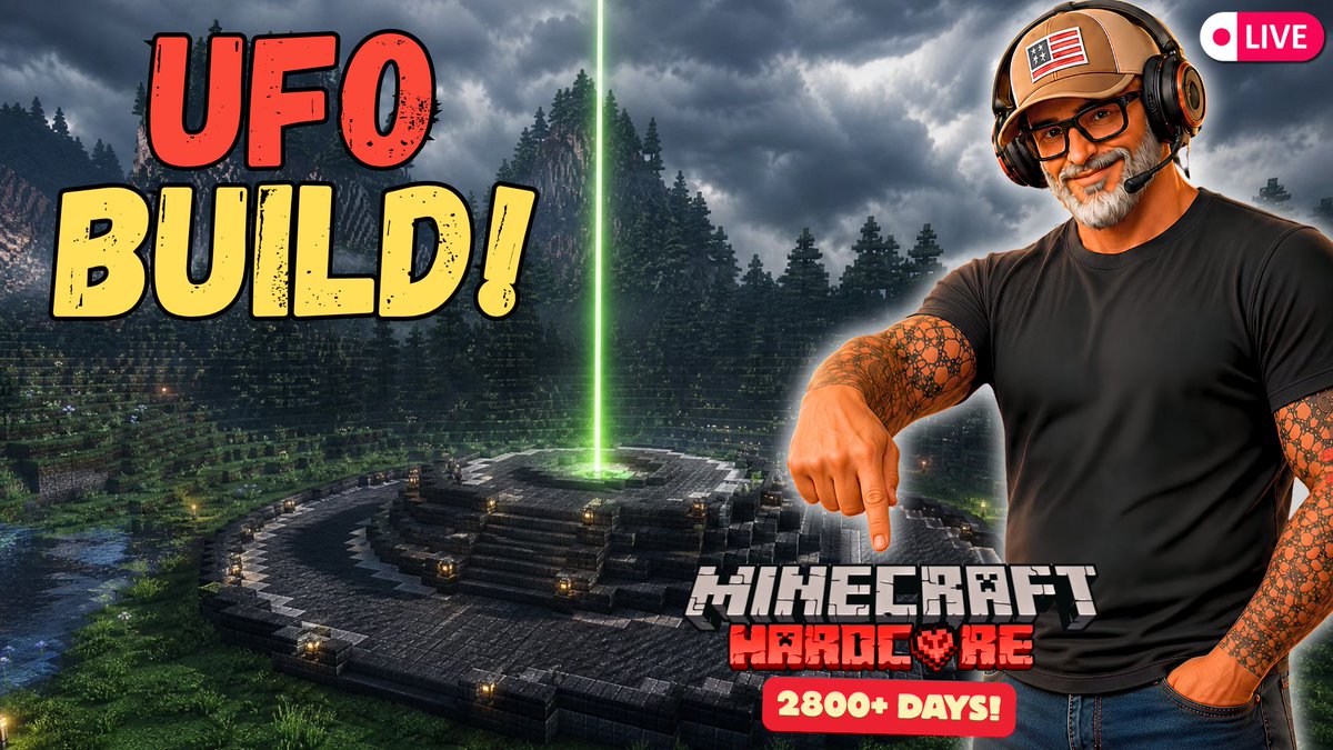 HillhouseIx's tweet photo. ๐ธ I BUILT A MASSIVE UFO IN MINECRAFT HARDCORE! ๐ฝ๐ฅ
After 2,800+ DAYS in my Hardcore world, I decided it was time to build something completely OUT OF THIS WORLD. ๐
#Minecraft #MinecraftHardcore #MinecraftBuilds #MinecraftUFO #UFO https://t.co/7hd1HgqeJt