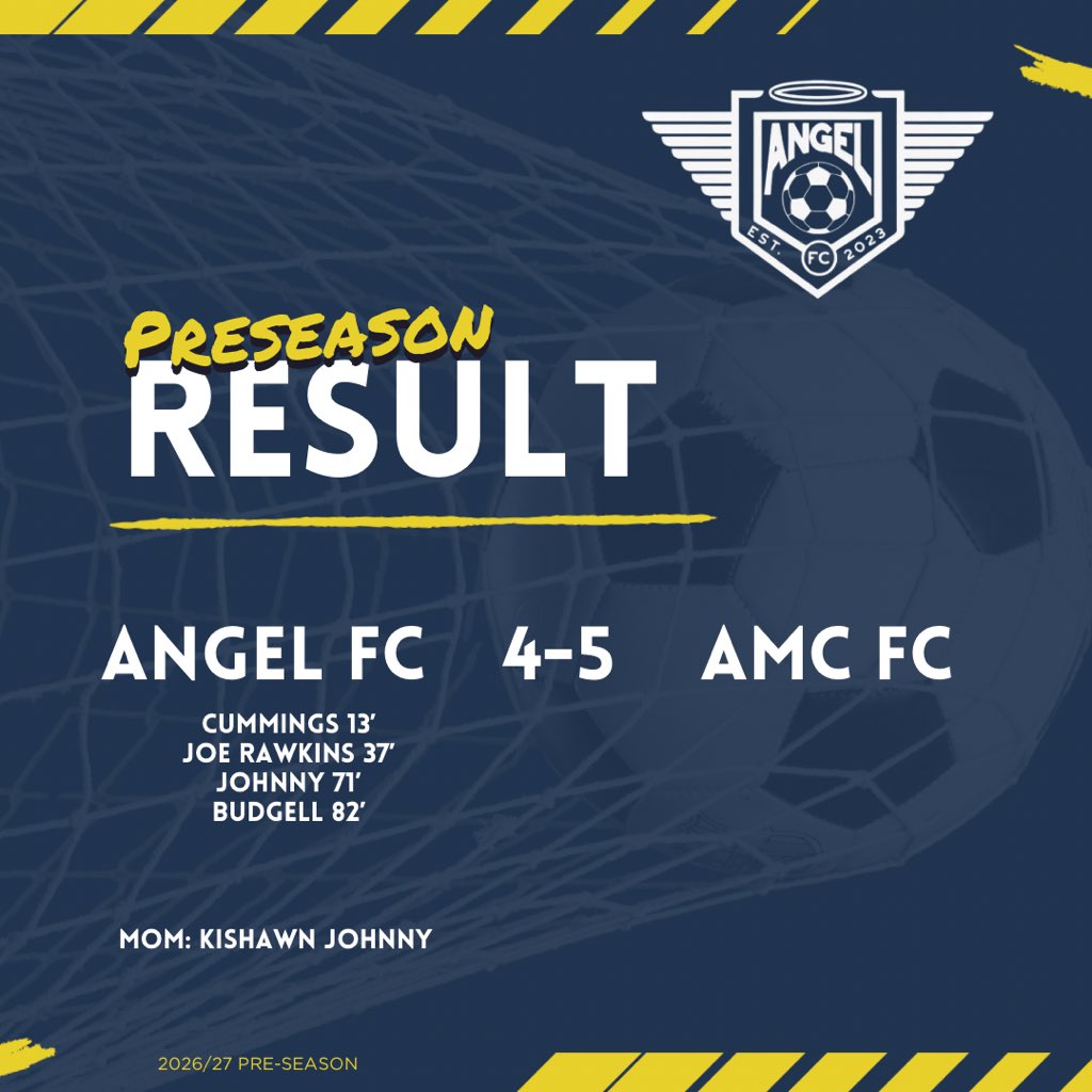 FCAngel23's tweet photo. Second pre-season game today. Some new faces on show and some cobwebs still lingering, several Angel mistakes made and plenty of goals scored. The joys of pre season! Cheers for the game lads, see you in the season! On to next week lads 🫱🏾🫲🏽🪽💙 #preseason #Angel #AngelFC https://t.co/GlOCxrRgrk